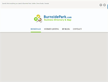 Tablet Screenshot of burnsidepark.com